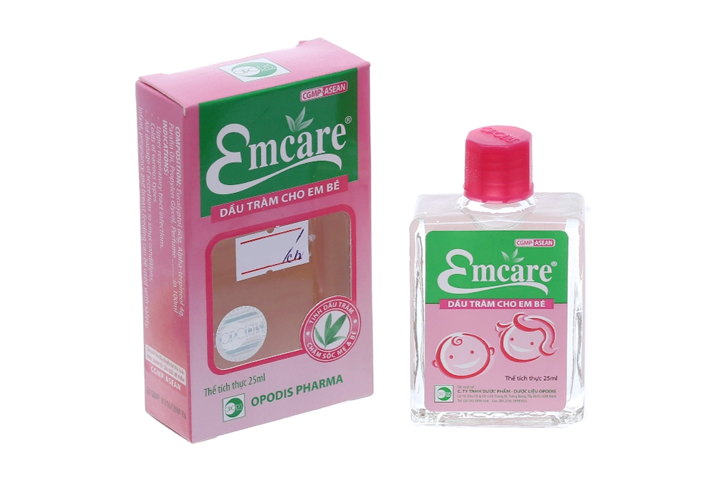 Dầu tràm cho bé Emcare hộp 1 chai 25ml