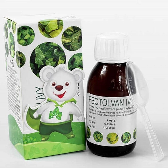 Thuốc ho, long đờm Pectolvan Ivy hộp 1 chai 100 ml