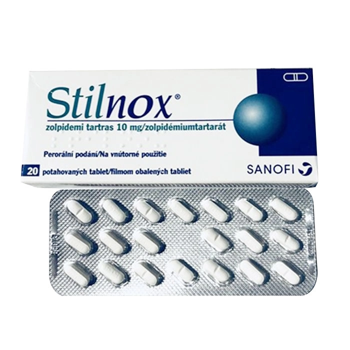 Thuốc trị mất ngủ Stilnox 10mg hộp 20 viên