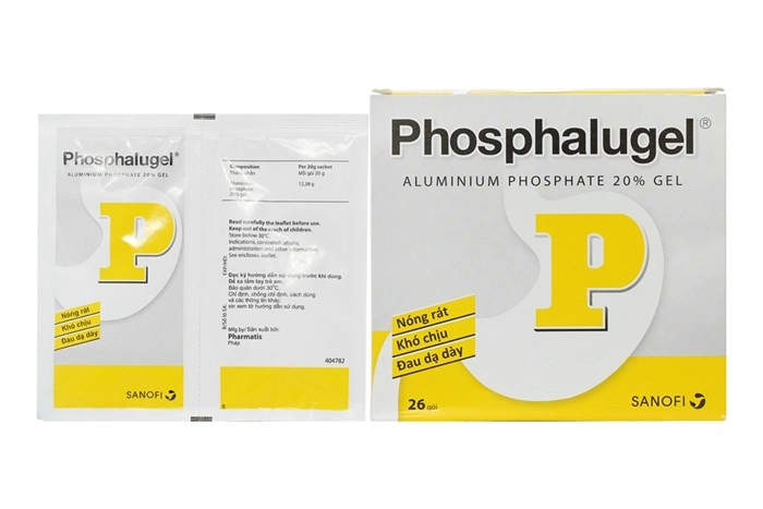Thuốc trị đau dạ dày Phosphalugel hộp 26 gói