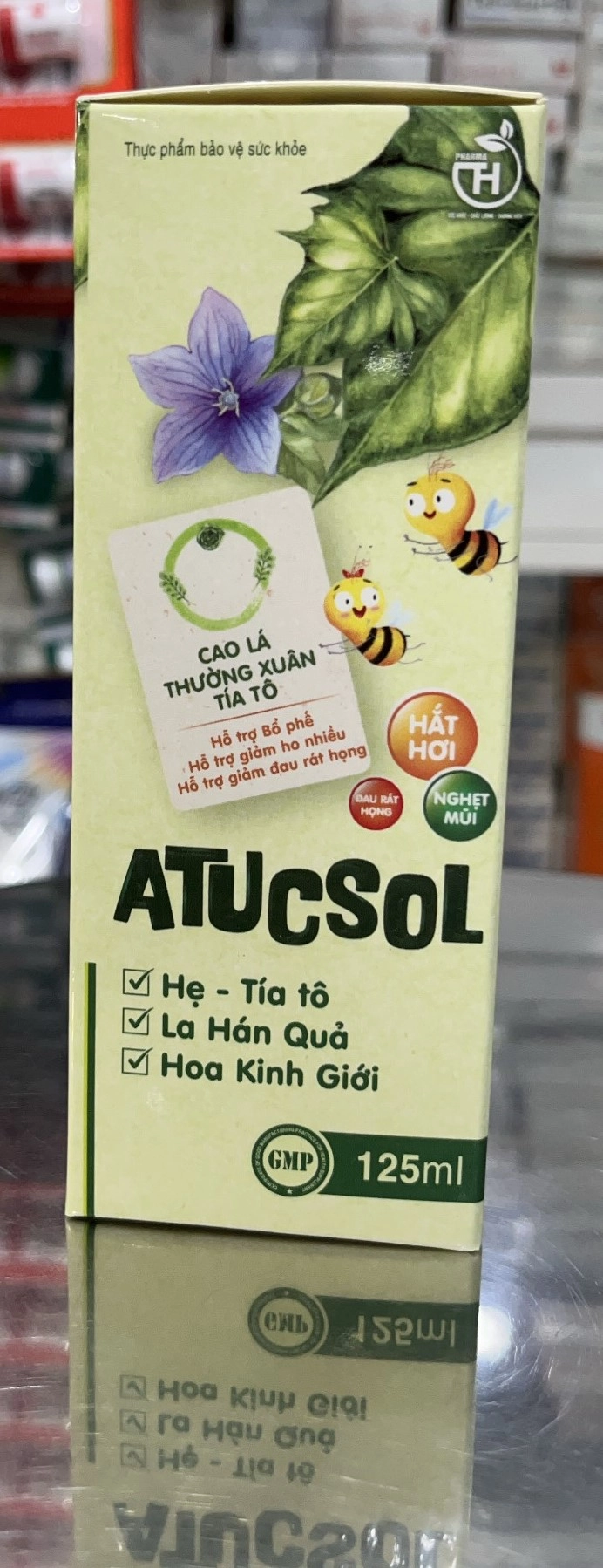 Siro ho Atucsol hộp 1 lọ 125ml