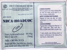 Bột muối NBCA - Hóa Dược gói 100g