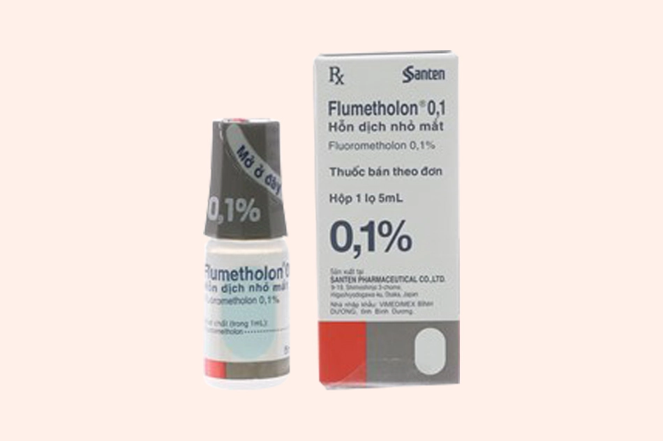 Thuốc nhỏ mắt Flumetholon 0.1% hộp 1 chai 5ml