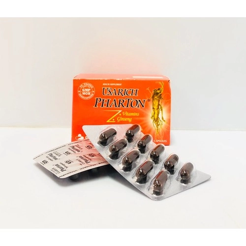 Hỗ trợ tăng cường sức khỏe Usarich Pharton hộp 6 vỉ x 10 viên nang mềm