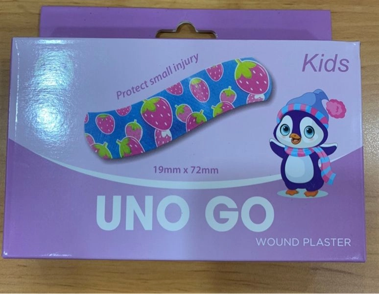 Băng cá nhân trẻ em Uno Go Kid hộp 100 miếng (19mm x 72mm)