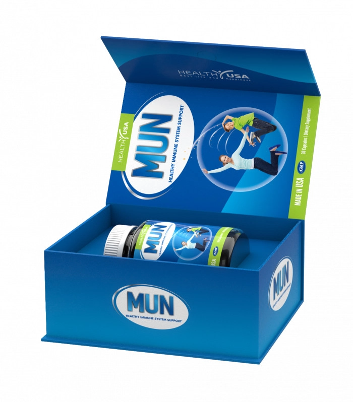 Viên uống hỗ trợ tăng đề kháng, bồi bổ cơ thể MUN Healthy USA hộp 1 lọ 30 viên