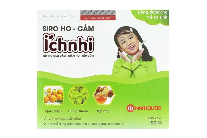 Siro Ho- Cảm Ích nhi  hộp 30 gói
