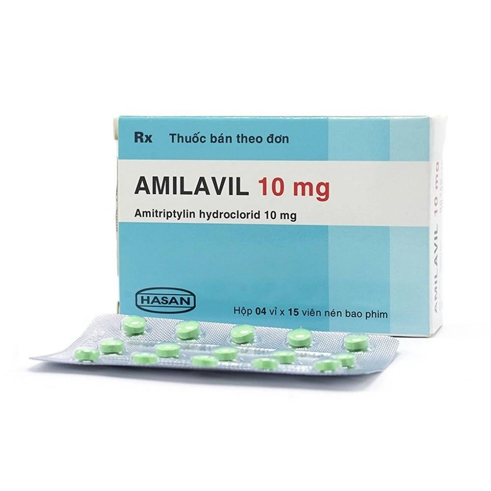 Thuốc chống trầm cảm Amilavil 10mg hộp 60 viên