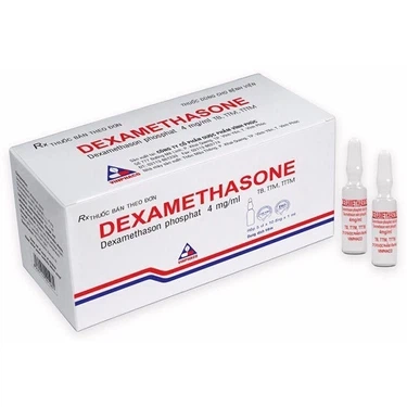 Thuốc điều trị trạng thái hen, bệnh dị ứng nặng Dexamethasone 4mg/1ml Vinphaco hộp 1 vỉ x 10 ống