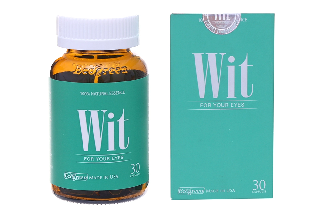 Viên uống bổ mắt Wit hộp 1 lọ 30 viên