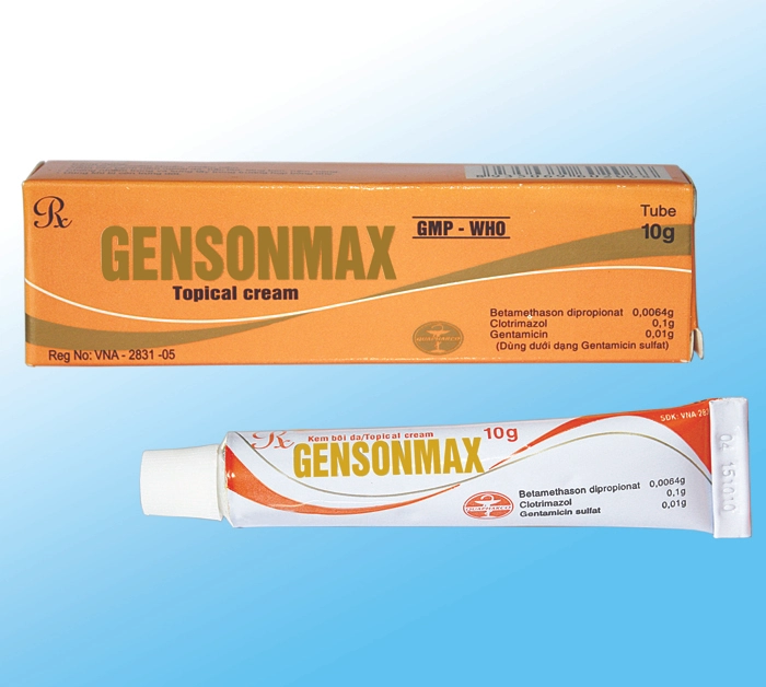 Kem bôi da Gensonmax tuýp 10g