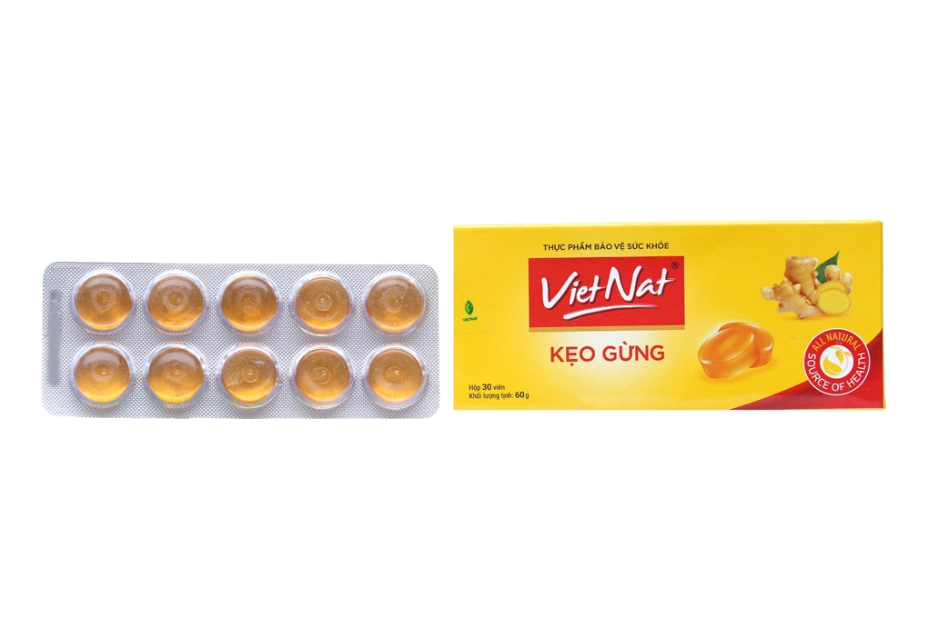 Kẹo gừng VietNat hộp 30 viên