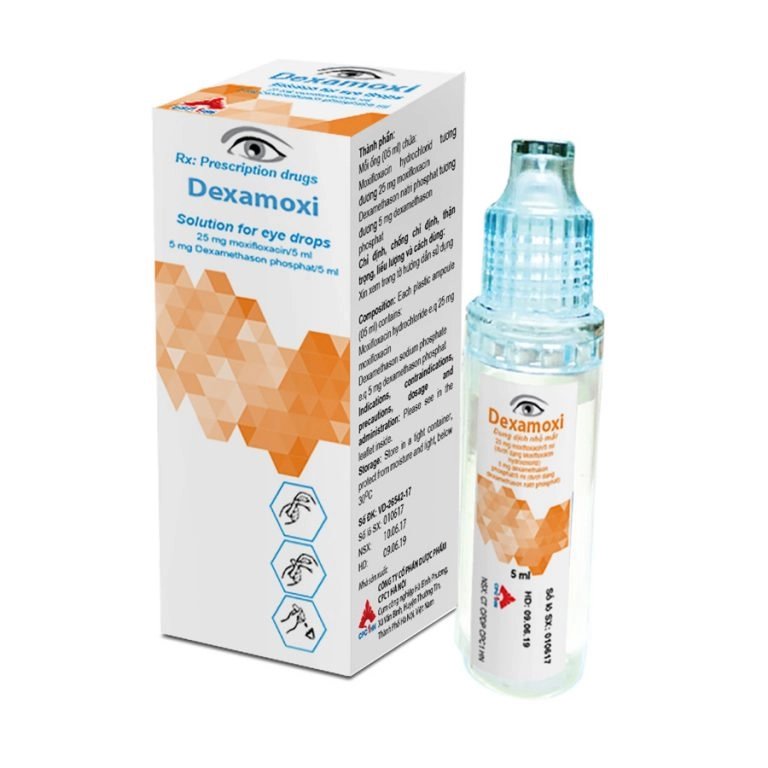 Thuốc nhỏ mắt Dexamoxi hộp 1 ống x 5ml