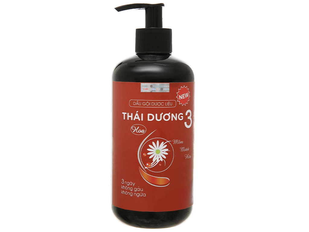 Dầu gội dược liệu Thái dương 3 hương hoa chai 480ml