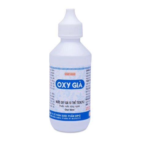 Thuốc nước, dùng ngoài Oxy Già OPC chai 60ml