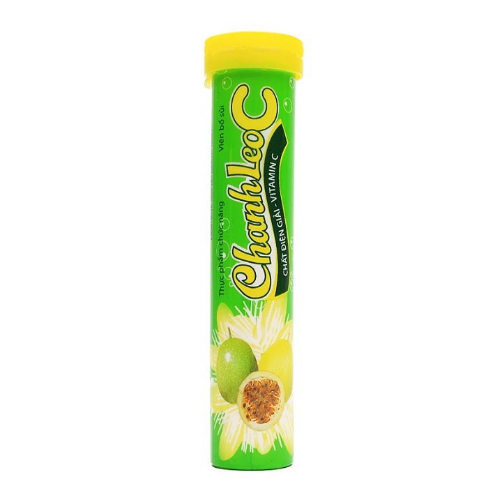 Viên sủi bổ sung vitamin C Chanh Leo C Tuýp 20 viên