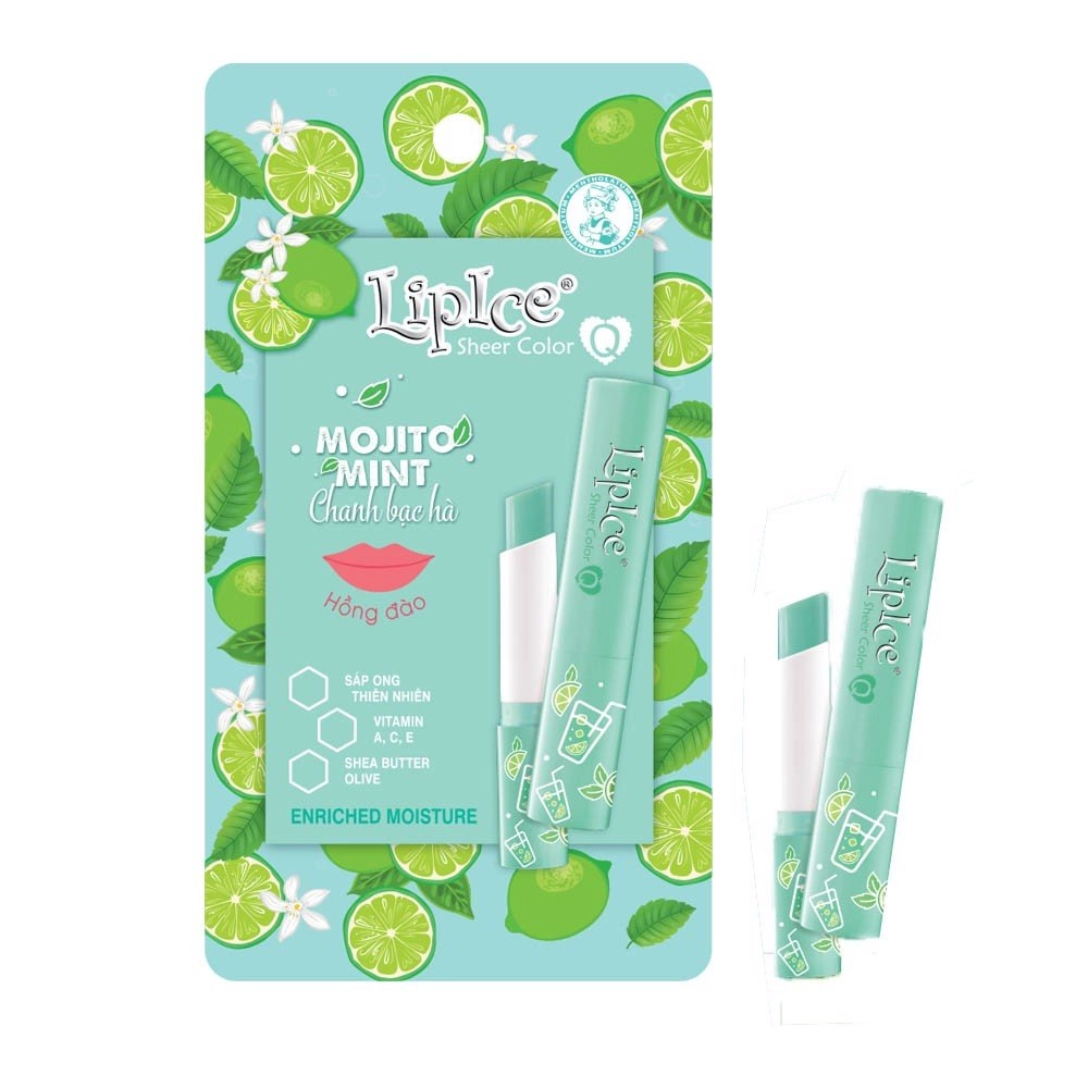 Son dưỡng chuyển màu Lipice Sheer Color Q Mojito Mint tuýp 2.4g
