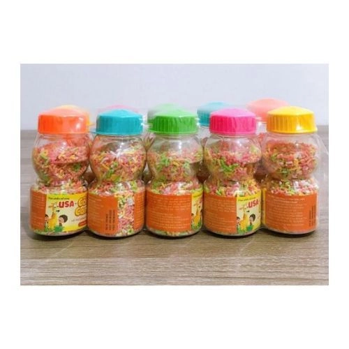Cốm hỗ trợ bổ sung vitamin B và canxi USA-Cốm Canxi lốc 10 chai x 40g