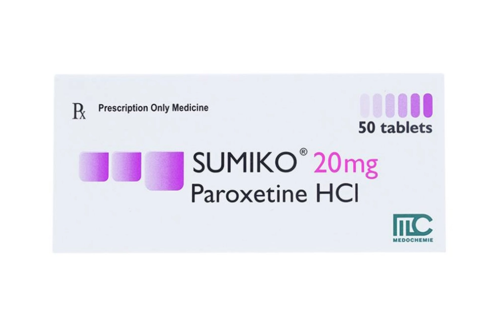 Thuốc trị trầm cảm Sumiko 20mg hộp 50 viên