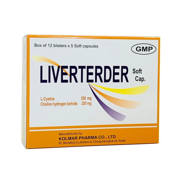 Thuốc gan, mật Liverterder hộp 60 viên
