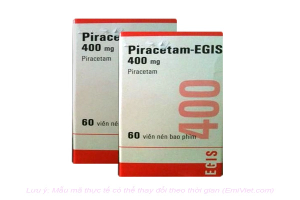 Thuốc hướng tâm thần Piracetam-EGIS 400mg hộp 1 lọ 60 viên