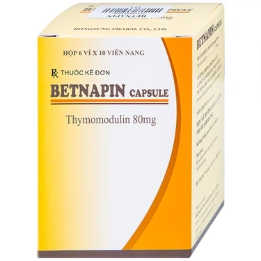 Thuốc tăng cường sức đề kháng Betnapin 80mg DongSung hộp 6 vỉ x 10 viên