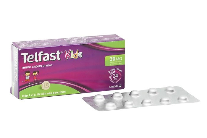 Thuốc chống dị ứng Telfast Kids hộp 10 viên