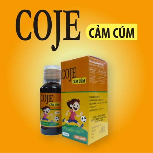 Siro Coje Cảm cúm 75ml hộp 1 chai 75 ml