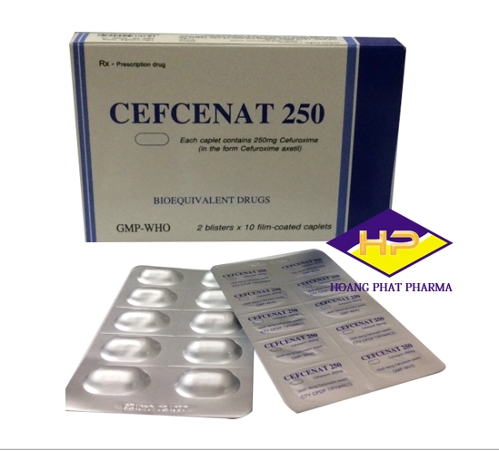 Thuốc kháng sinh Cefcenat 250mg hộp 20 viên