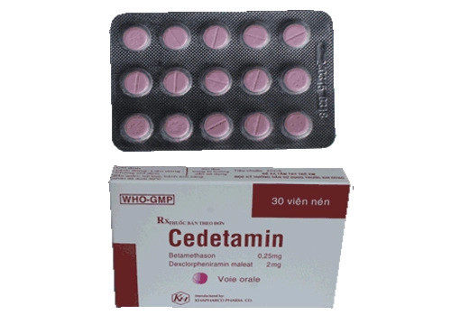 Cedetamin hộp 30 viên