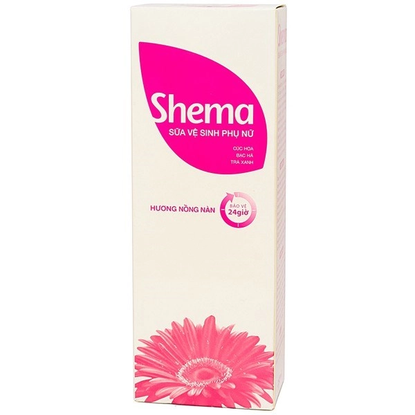 Sữa vệ sinh phụ nữ Shema hương nồng nàn (hồng) hộp 1 chai 100ml