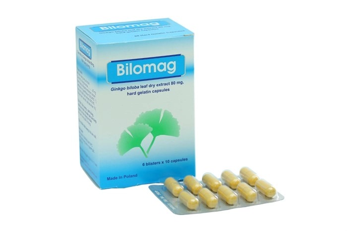 Thuốc hoạt huyết dưỡng não Bilomag hộp 60 viên