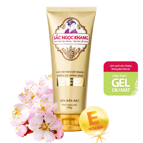 Sữa rửa mặt Sắc Ngọc Khang tuýp 100g