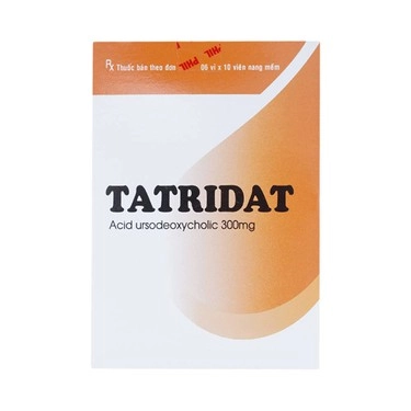 Thuốc dùng làm tan sỏi mật giàu Cholesterol, điều trị xơ gan Tatridat 300mg hộp 6 vỉ x 10 viên