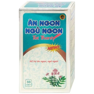 Hỗ trợ ăn ngon, ngủ ngon Ăn Ngon Ngủ Ngon Tất Thành hộp 3 vỉ x 30 viên