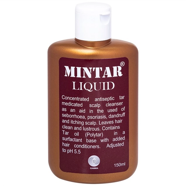 Dầu gội vệ sinh da đầu, sạch gàu, giảm gàu cho da đầu Mintar Liquid Gamma chai x 150ml