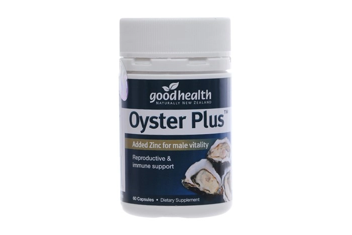 Viên uống tinh chất hàu Oyster Plus Goodhealth lọ 60 viên