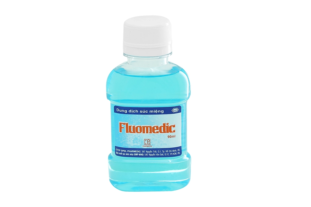 Nước súc miệng Fluomedic chai 90 ml