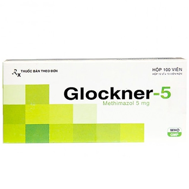 Thuốc điều trị triệu chứng cường giáp Glockner-5 hộp 10 vỉ x 10 viên