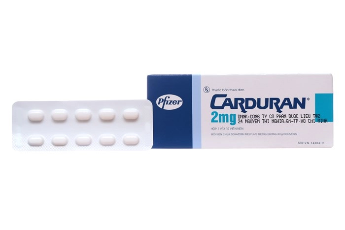 Carduran 2mg hộp 10 viên