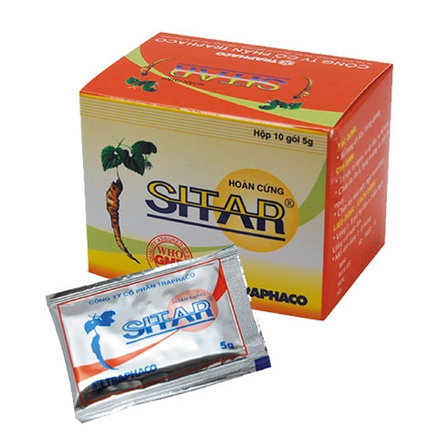 Thuốc hỗ trợ điều trị trĩ Sitar hộp 10 gói x 5g
