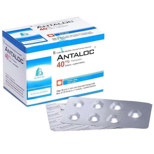 Thuốc điều trị đau dạ dày ANTALOC 40mg hộp 10 vỉ x 7 viên