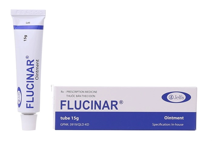 Thuốc mỡ trị viêm da Flucinar hộp 1 tuýp 15g