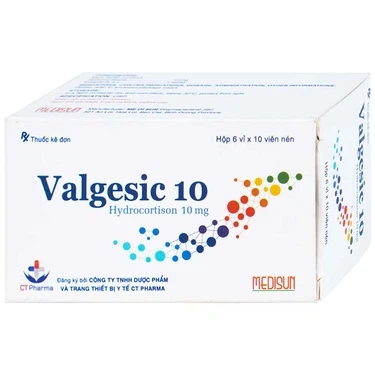 Liệu pháp thay thế tăng sản lượng thận ở trẻ Valgesic 10 CT Pharm hộp 6 vỉ x 10 viên