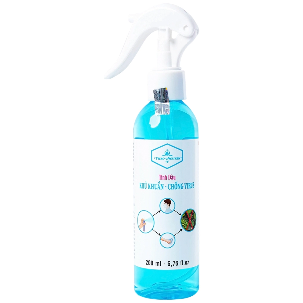 Giúp khử khuẩn, chống virus, giúp ngăn ngừa dịch bệnh tinh dầu khử khuẩn chống virus Thảo Nguyên chai 200ml