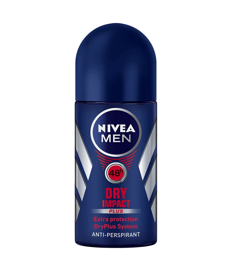Lăn ngăn mùi Nivea Men Dry Impact Plus chai 25ml