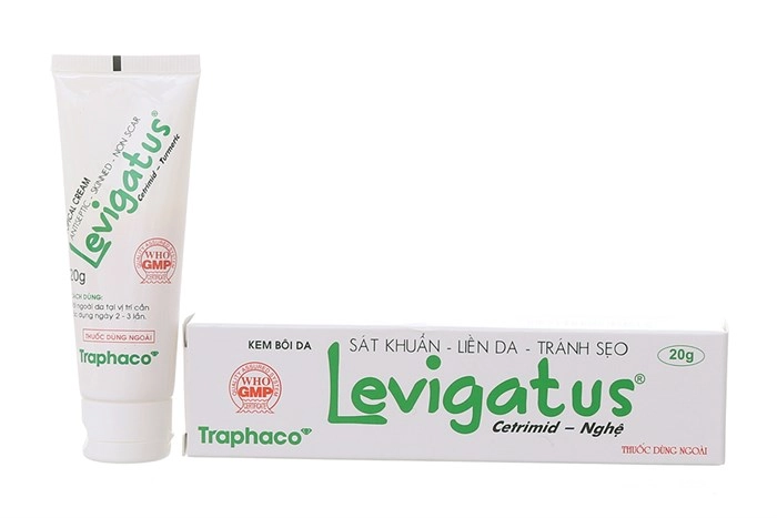 Kem trị mụn, liền sẹo Levigatus hộp 1 tuýp 20g