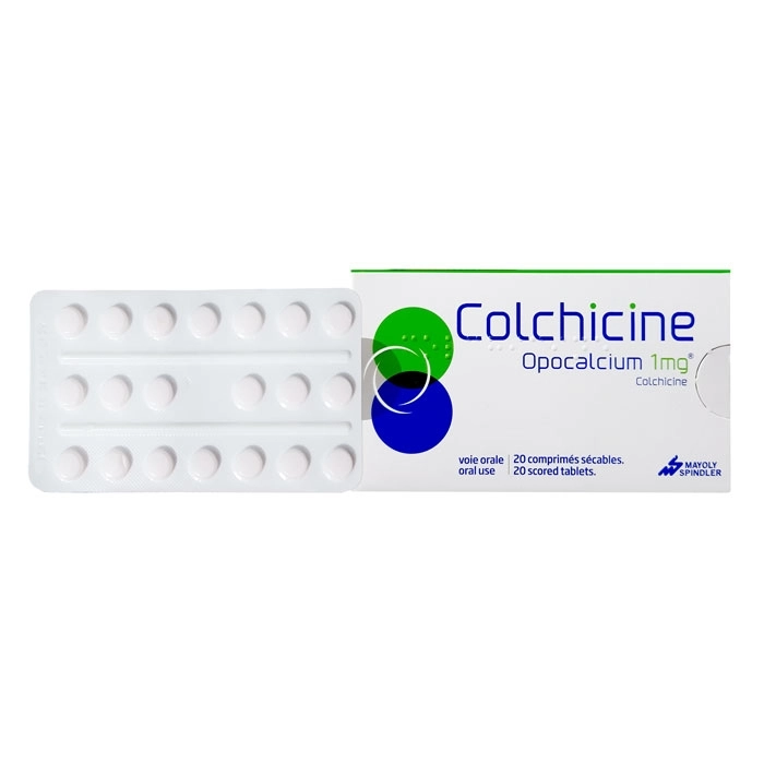 Thuốc điều trị gout Colchicine Opocalcium 1mg hộp 20 viên