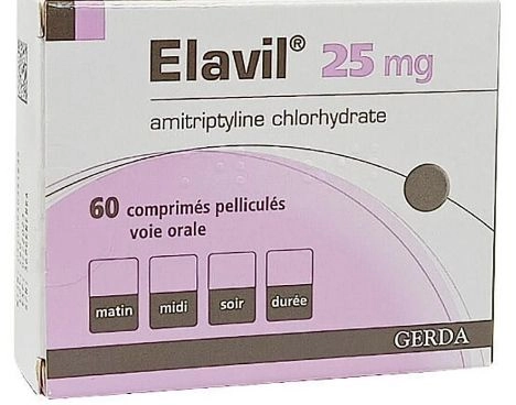 Thuốc điều trị trầm cảm Elavil 25mg hộp 3 vỉ x 20 viên