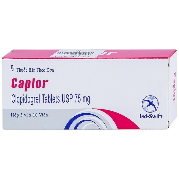 Thuốc tim mạch Caplor hộp 3 vỉ x 10 viên